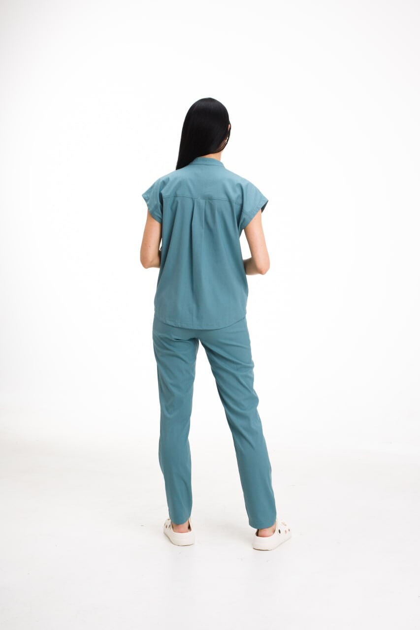 Women's medical suit Sydney azure-gray 497-428-677 (6636867) фото 4