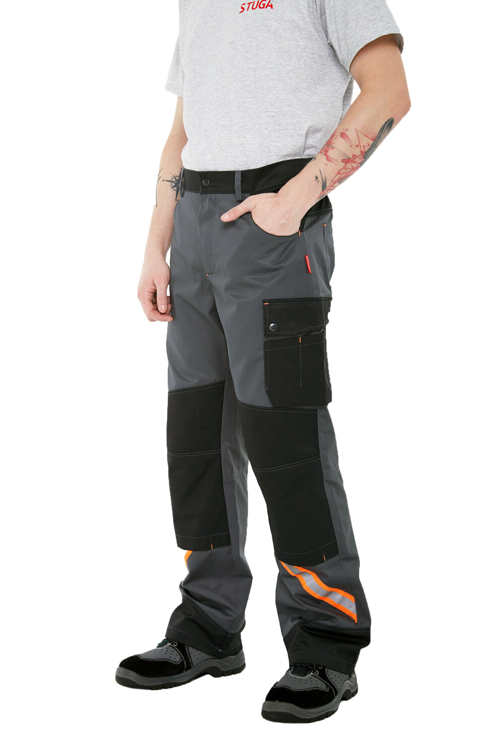 Work trousers "DIESEL" dark gray (101282) фото 1