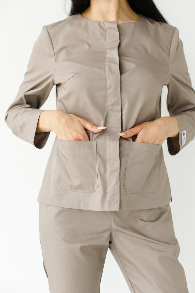 Medical suit women's Jacqueline mocha 440-421-677 (6613361) фото 4