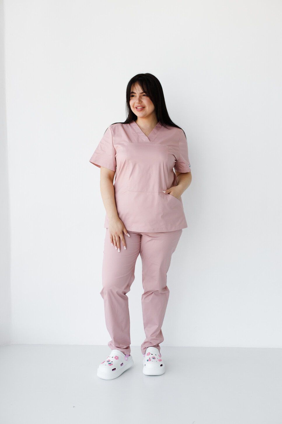 Women's medical suit Topaz light purple Elitе Stretch 488-429-705 (6624440) фото 7