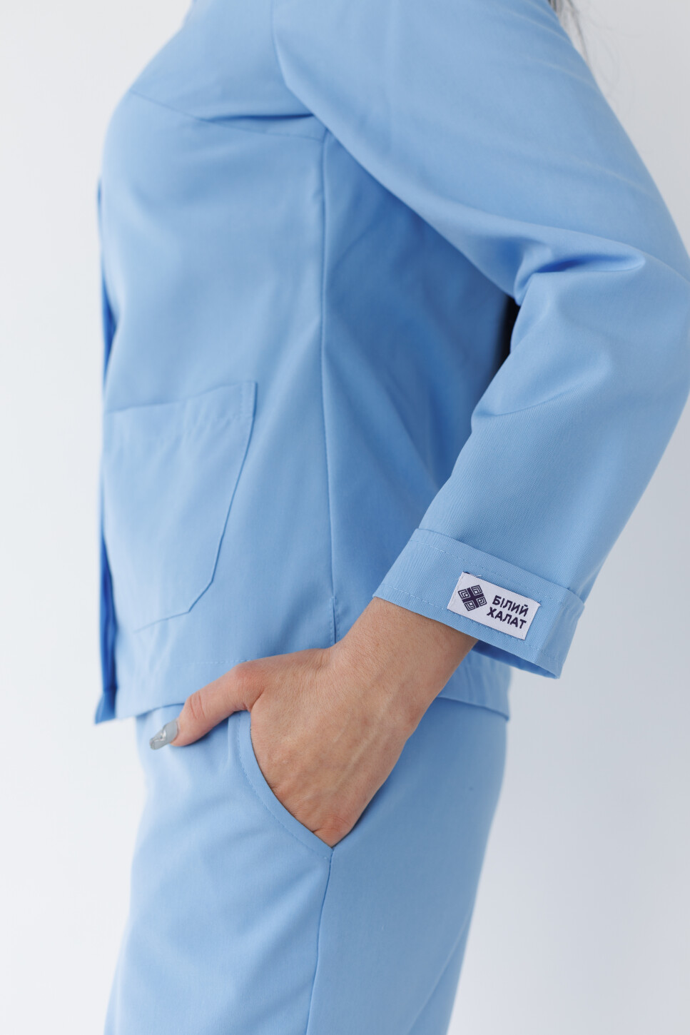 Women's medical suit Jacqueline blue (Viscose “Elite”) 440-333-927 (6624467) фото 5