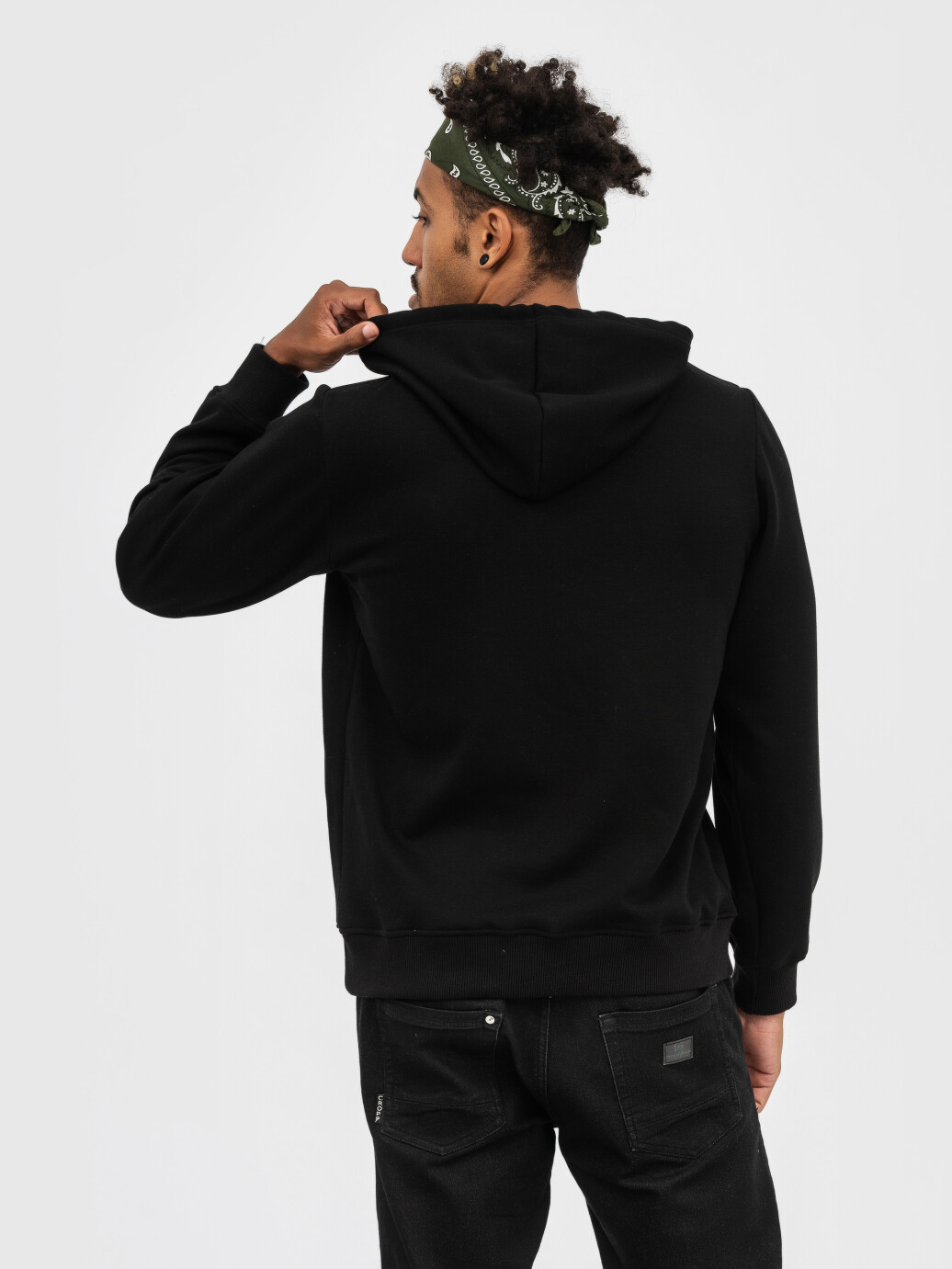 Худи UNISEX софт велюр U-0401/V черный (5110270) фото 3