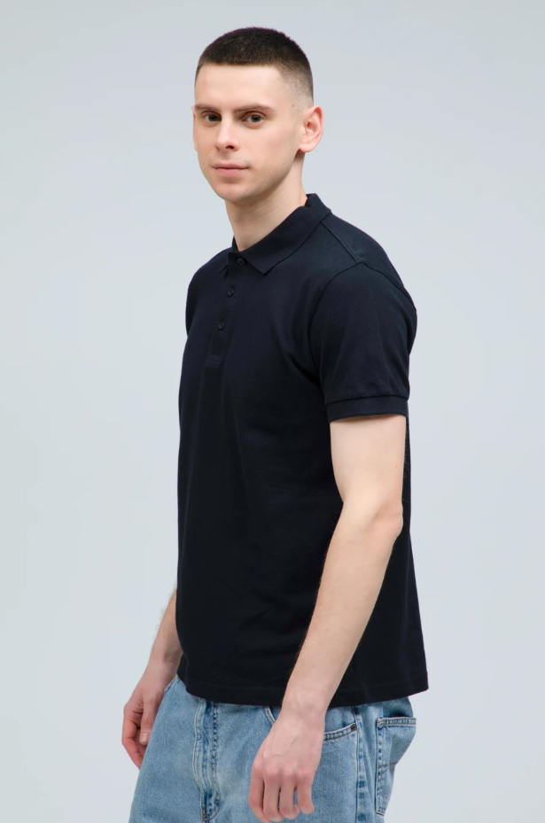Men's Polo Shirt ST9060 Black (BLO) STEDMAN LUX POLO (5137928) фото 2