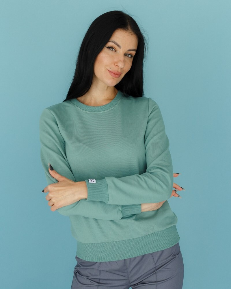 Medical Sweatshirt New York Women's Olive 359-327-758 (6613433) фото 6
