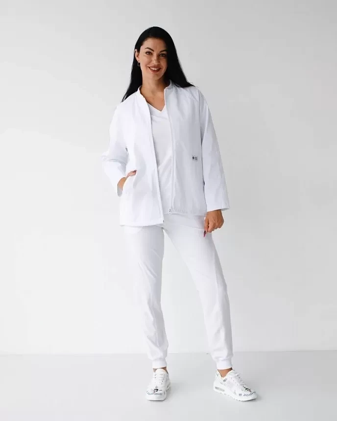 Medical jacket women's Atlanta white 522-324-842 (6637347) фото 2