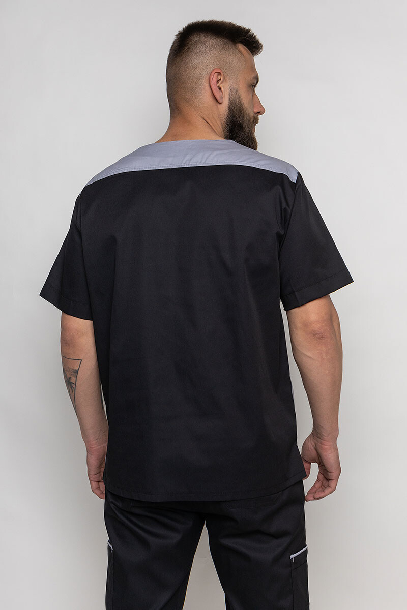 Medical jacket for men Manhattan. Black (5437041) фото 2