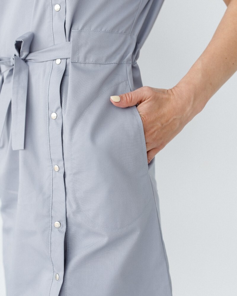 Medical tunic for women Naomi grey 151-328-679 (6613951) фото 6