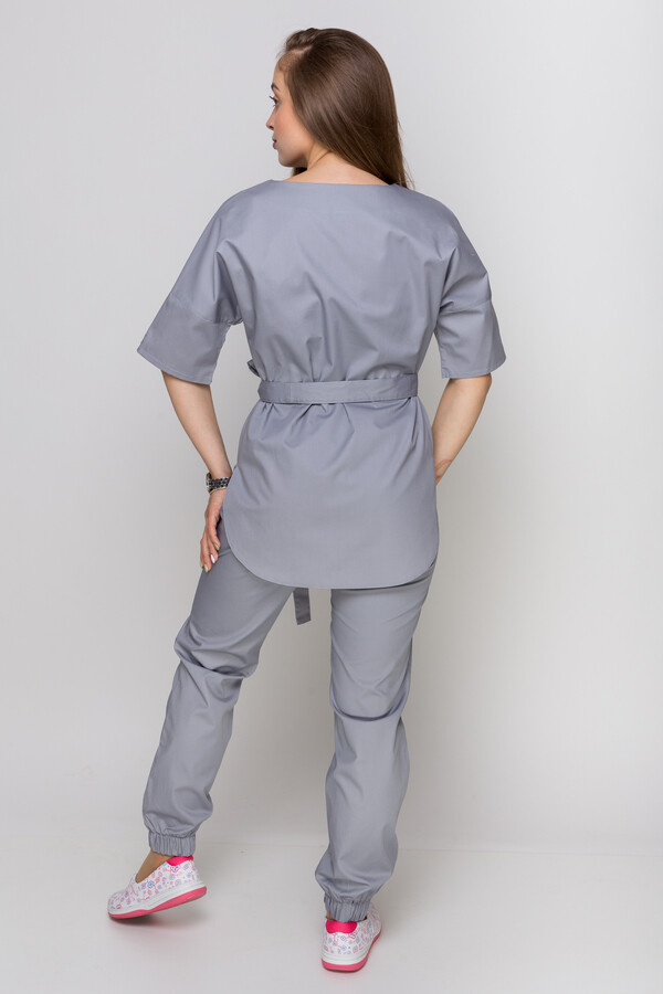 Medical suit Rio with joggers women. Smoke (5410176) фото 13