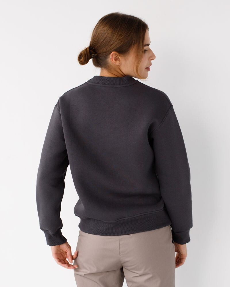 Medical insulated women's sweatshirt Ontario dark gray 473-408-842 (6613468) фото 2