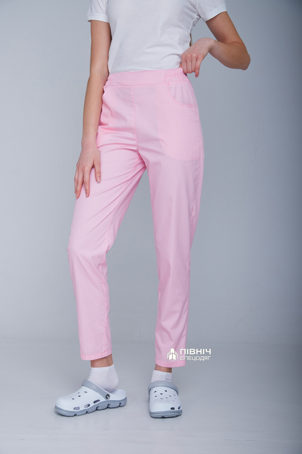 Women's medical trousers "Francesca" pink (3399101) фото 10