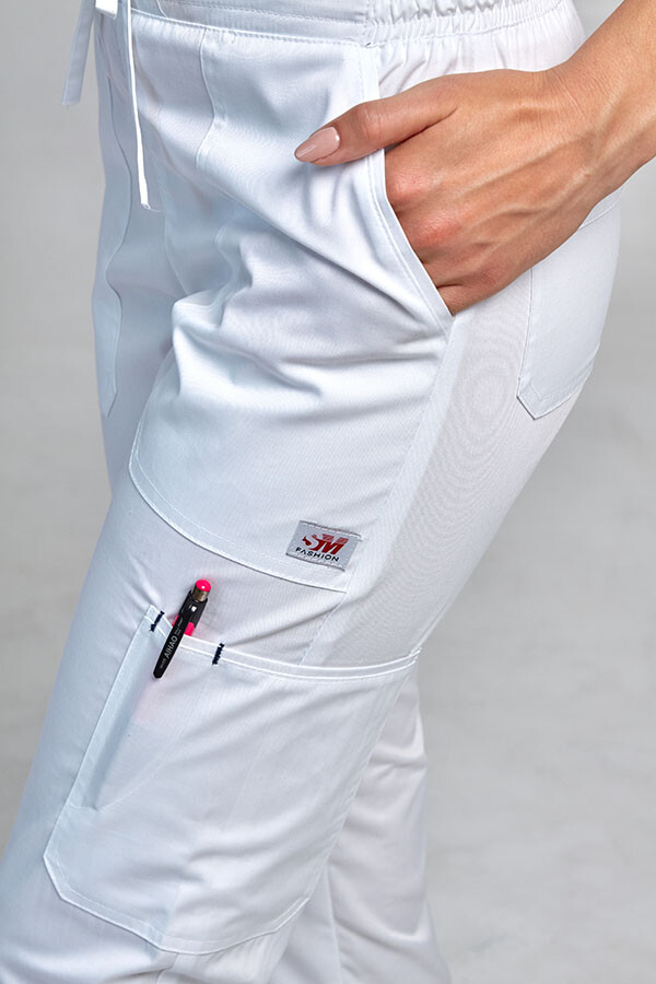 Women's Virginia trousers. COTTON. White (544948) фото 4