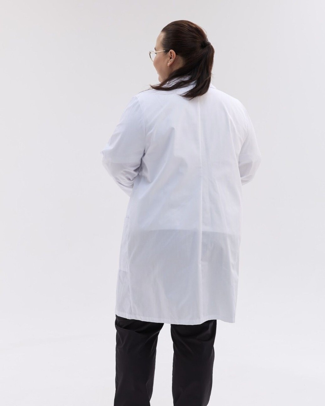Medical coat Student white (long sleeve) 586-324-677 / 587-324-677 (6638145) фото 6