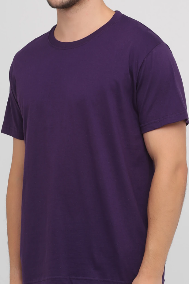 STEDMAN CLASSIC-T ST2000 Deep berry purple round collar T-shirt (5137859) фото 4
