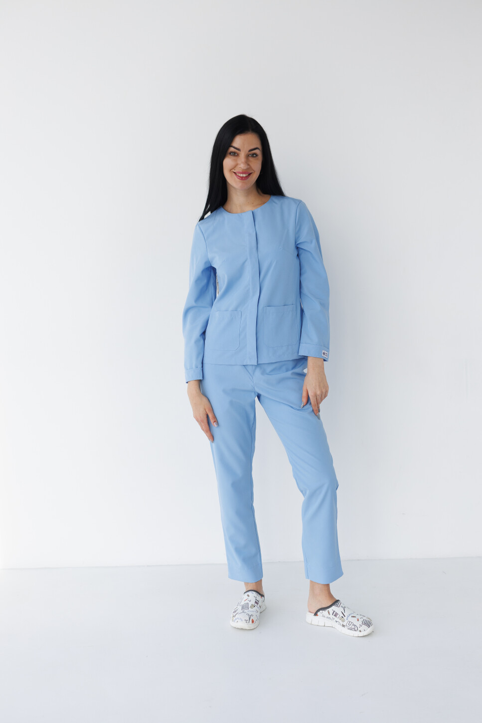 Women's medical suit Jacqueline blue (Viscose “Elite”) 440-333-927 (6624467) фото 1