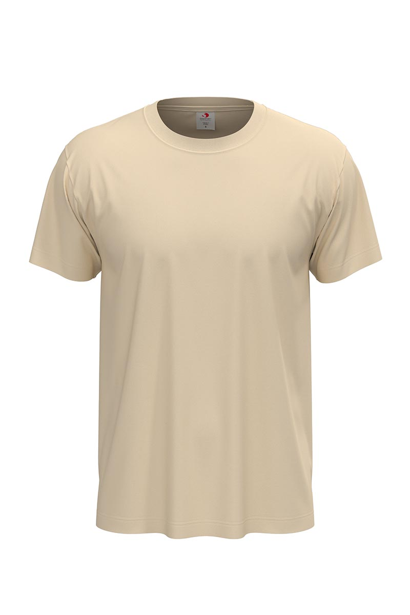 T-shirt with round collar "STEDMAN" CLASSIC-T ST2000 nat light beige (5124092) фото 1
