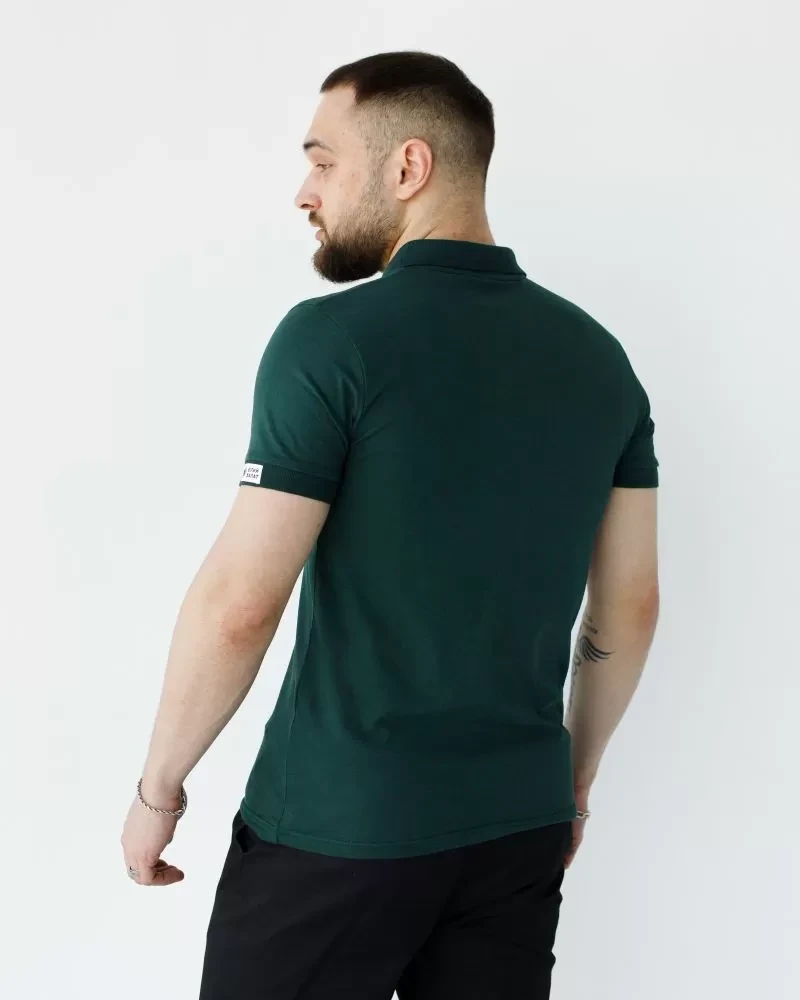 Medical polo for men light green 148-485-677 (6637777) фото 2