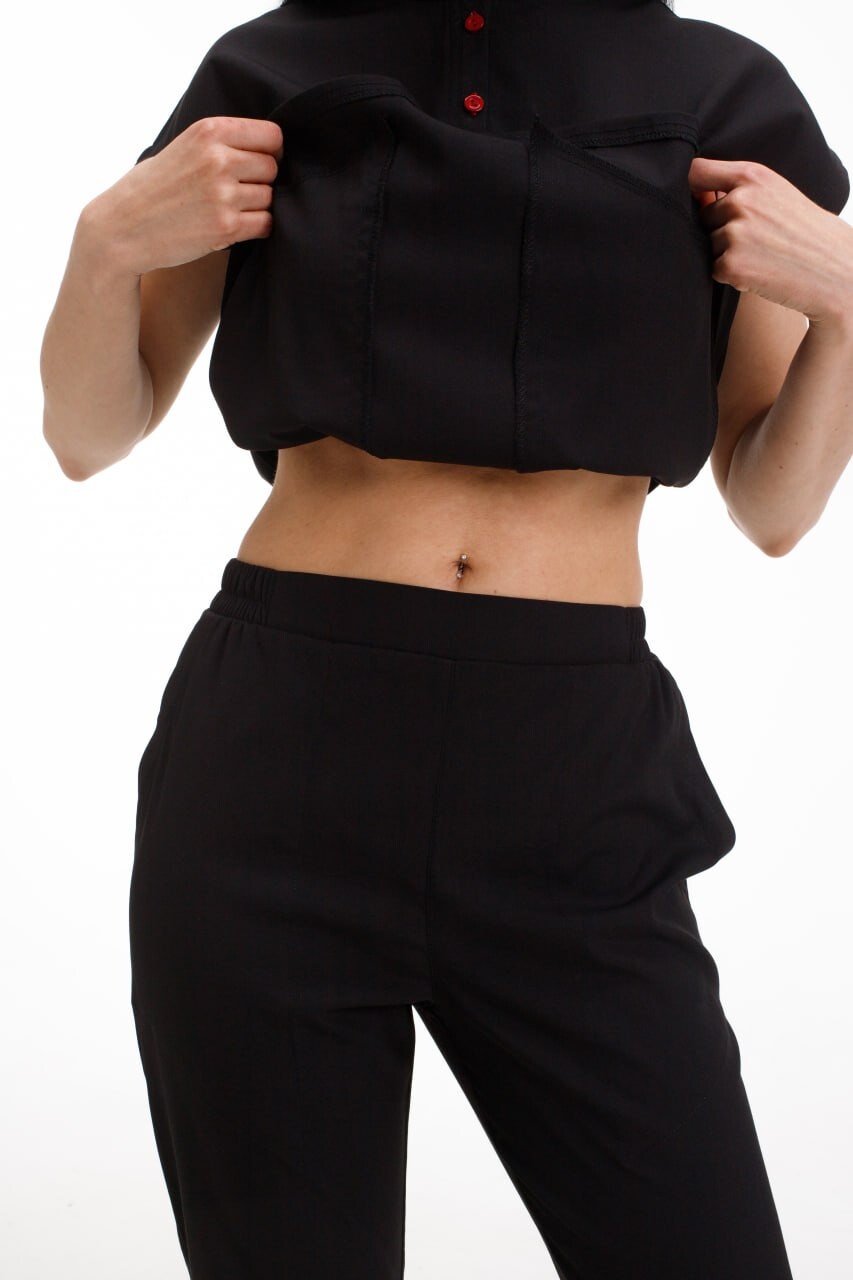 Women's medical suit Sydney black 497-321-677 (6636875) фото 4