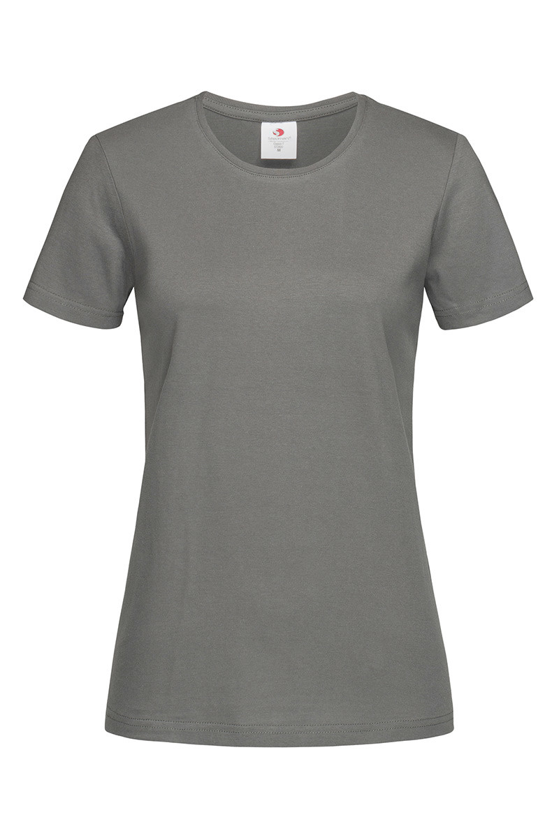 Women's T-shirt "STEDMAN" CLASSIC-T FITTED ST2600 RGY dark gray (5124095) фото 1