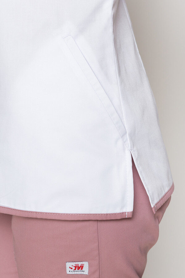 Suit Ice+Br. Virginia. COTTON. White + ash rose + pink / ash rose (5410047) фото 3
