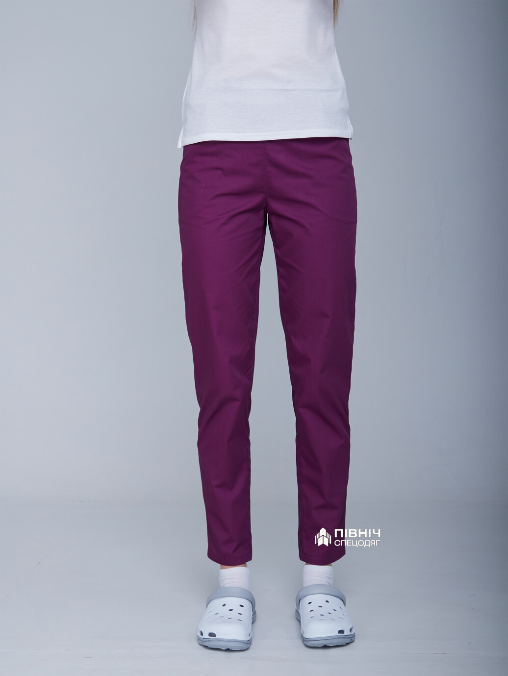 Women's medical trousers "Francesca" purple (3399102) фото 5