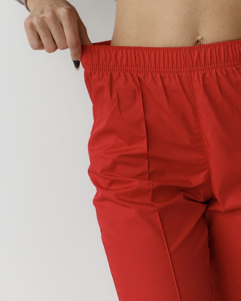 Medical pants women's red 163-339-726 (6613620) фото 3