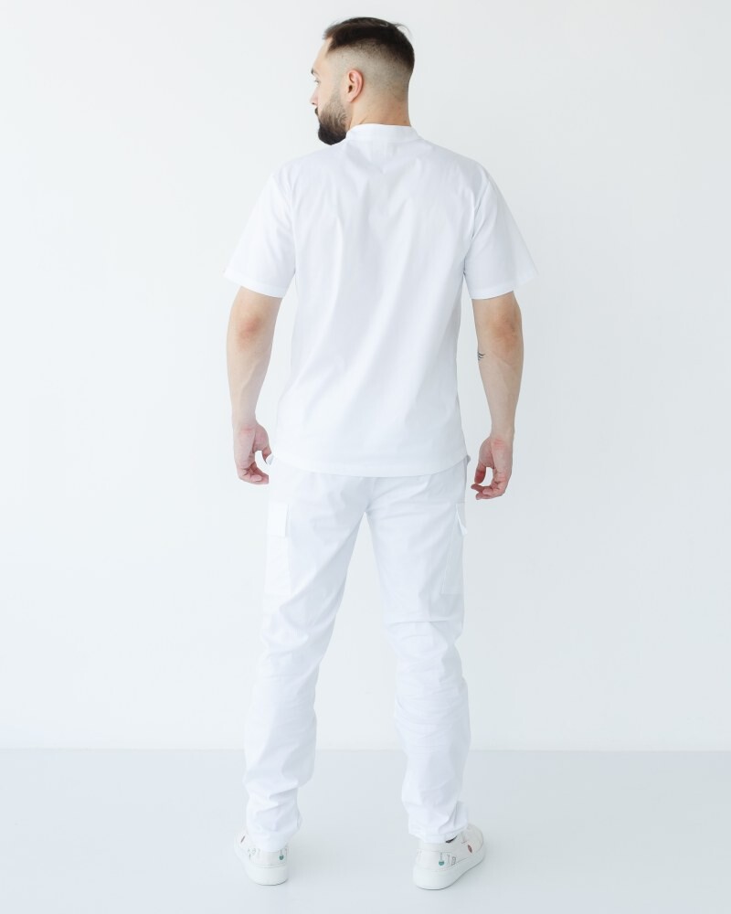 Medical suit for men Denver white 404-324-679/447-324-679 (6613719) фото 2