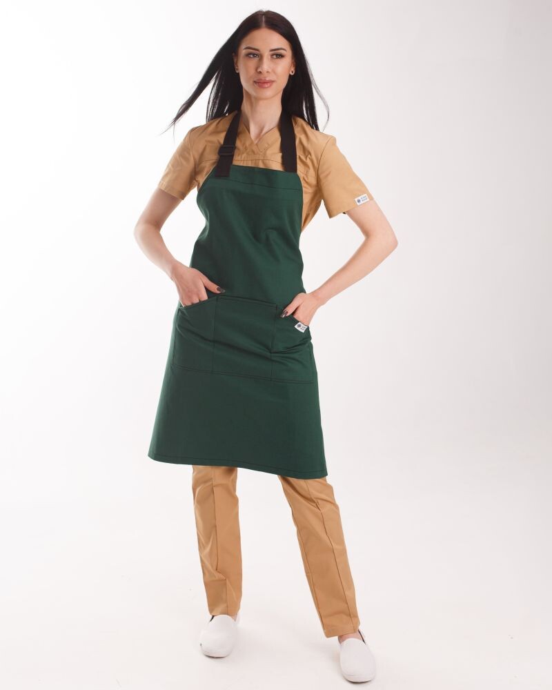 Professional water-repellent apron Verona green 173-350-916 (6613857) фото 1