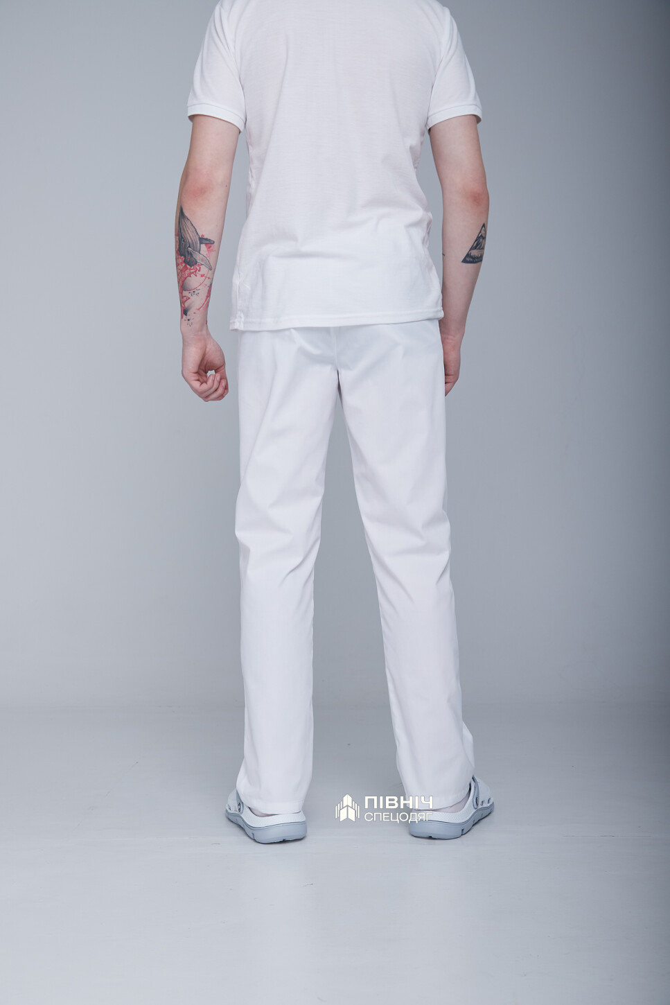 Medical trousers for men "Ivan" white (3399120) фото 7