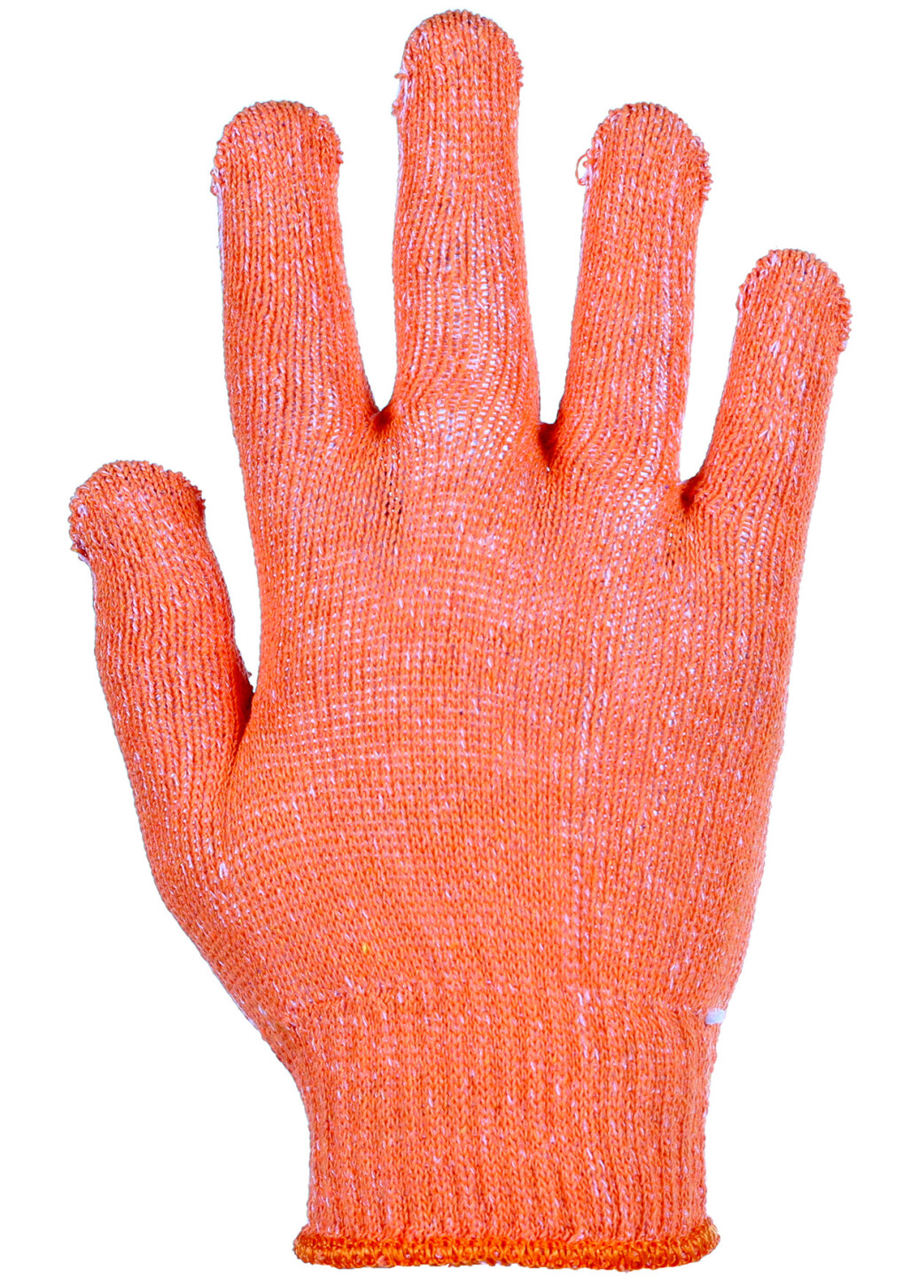 Gloves with PVC dots orange (32009) фото 2