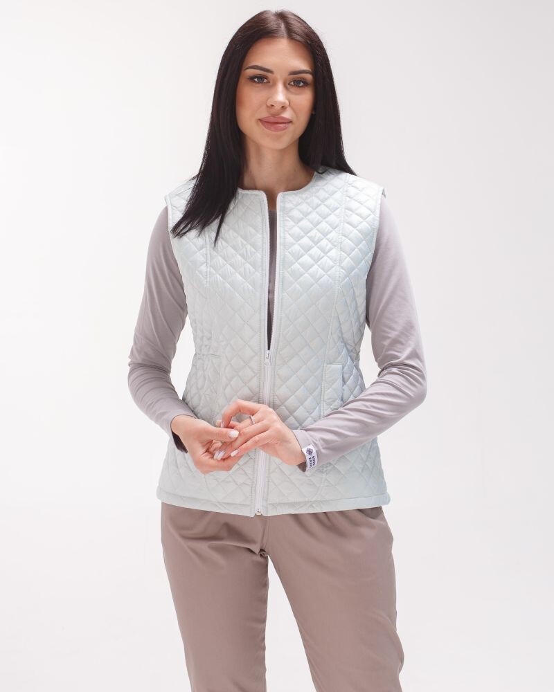 Medical insulated vest women's Geneva light pistachio 366-499-844 (6613205) фото 1