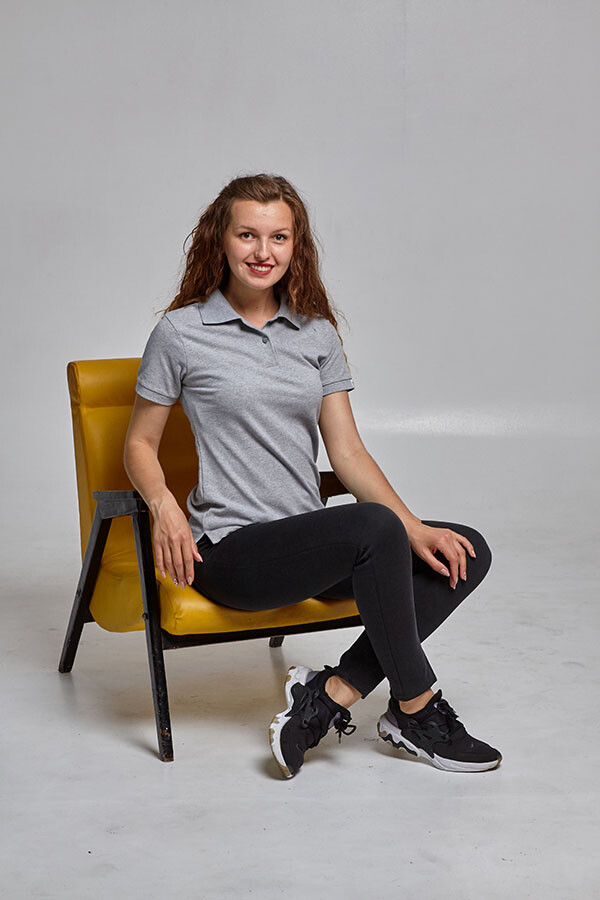 T-shirt POLO W. Light grey (544590) фото 4