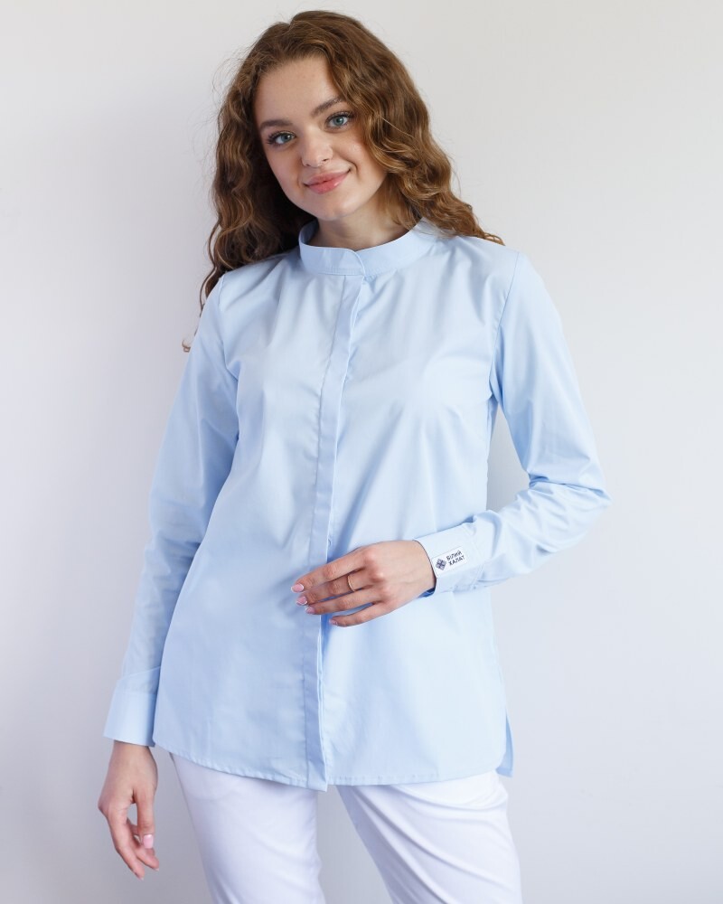 Medical shirt women's Stephanie blue 402-333-821 (6613521) фото 1