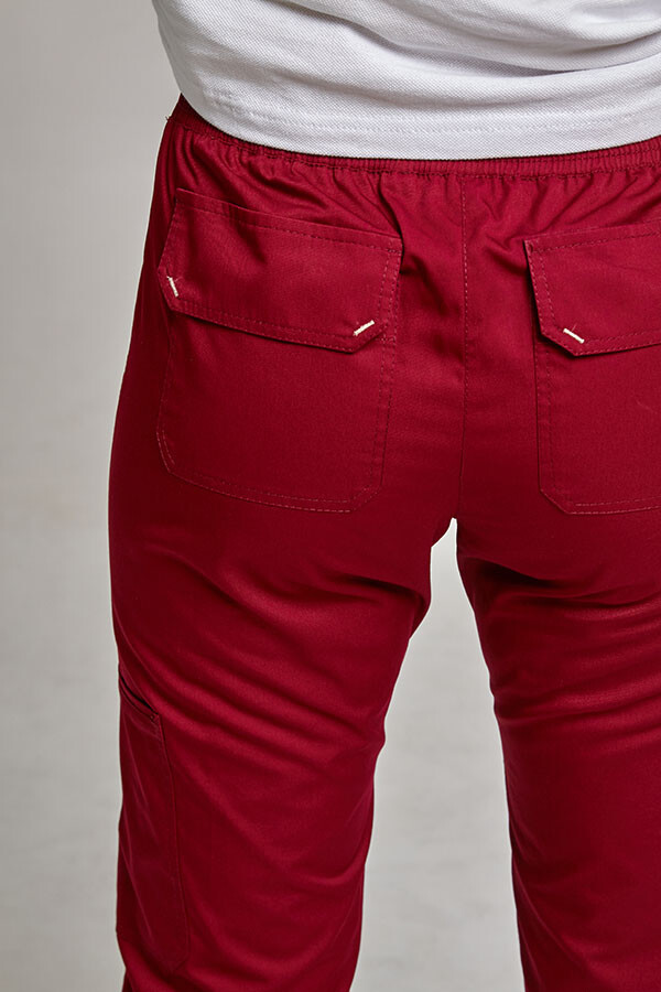 Women's medical trousers "Virginia" Marsala BK044 (544954) фото 6