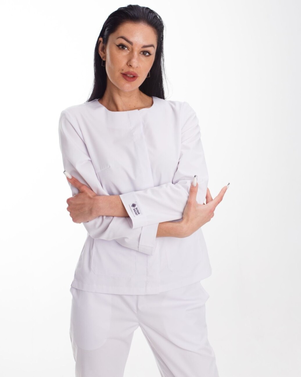 Medical suit for women Jacqueline white 440-324-677 (6613358) фото 7
