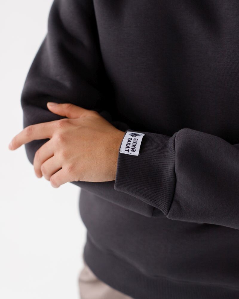 Medical insulated women's sweatshirt Ontario dark gray 473-408-842 (6613468) фото 4
