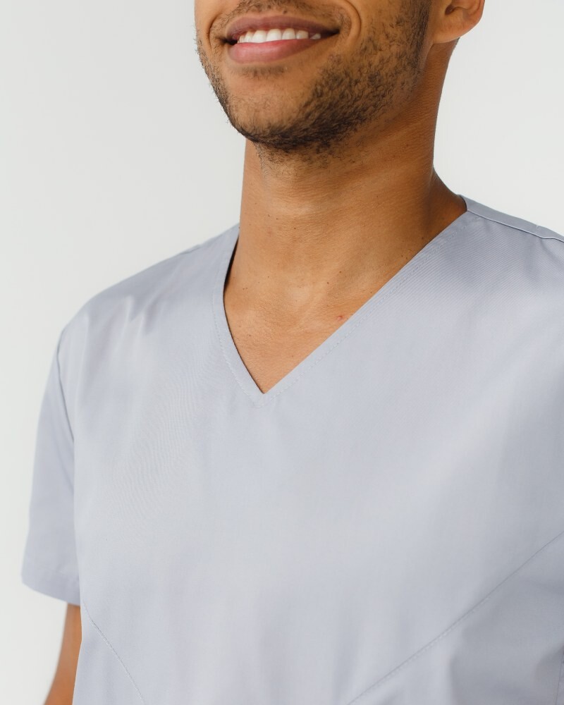 Medical suit for men Milan gray 134-328-708 (6613671) фото 5