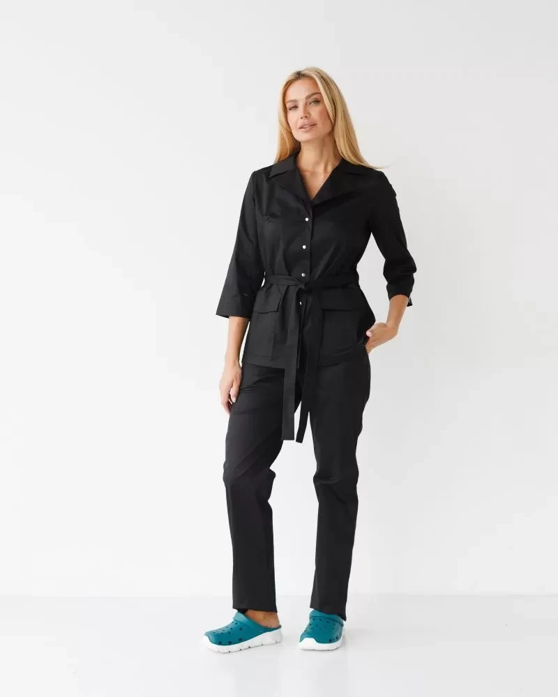 Medical suit female Cape Town black 523-321-679 (6637711) фото 1