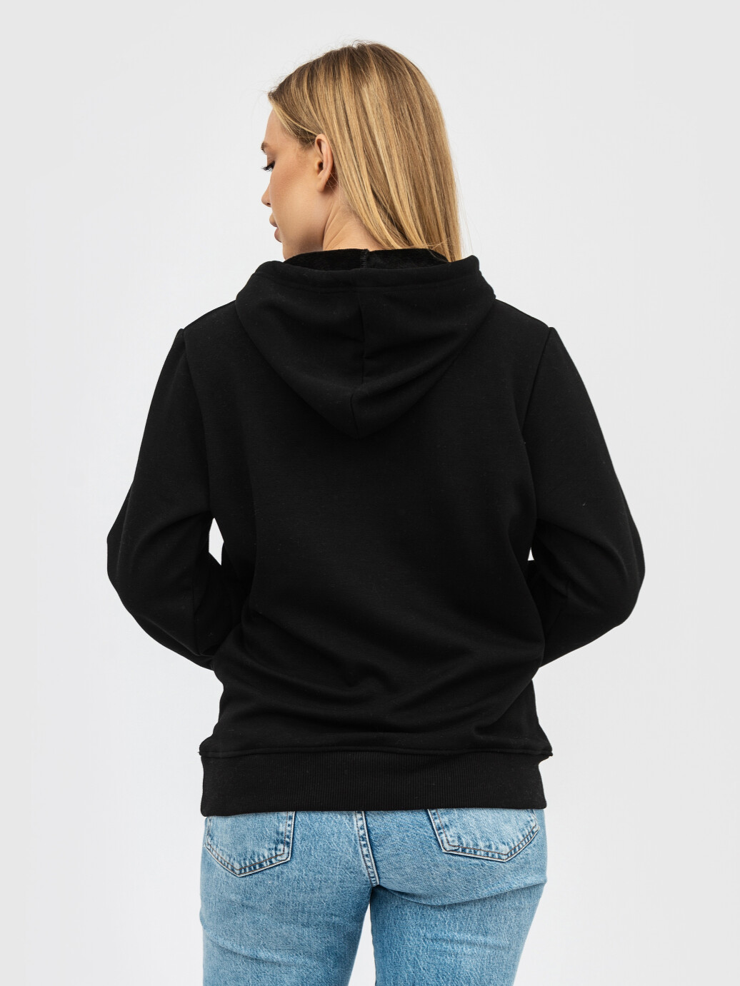Худи UNISEX софт велюр U-0401/V черный (5110270) фото 9