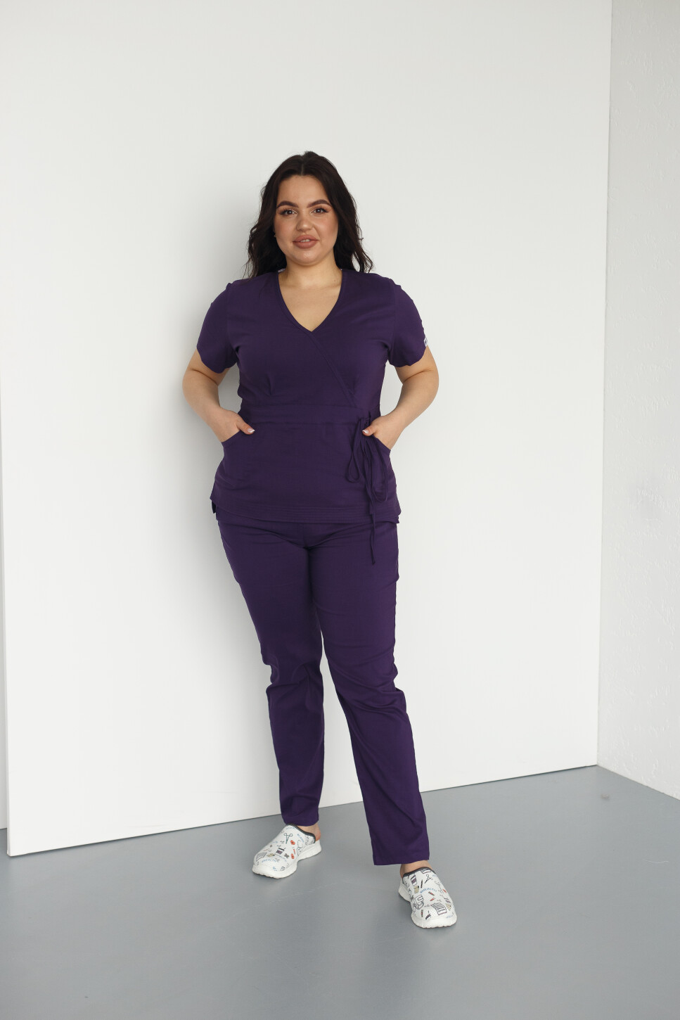 Medical suit women's Rio purple 135-335-707 / 346-335-704 (6613263) фото 8