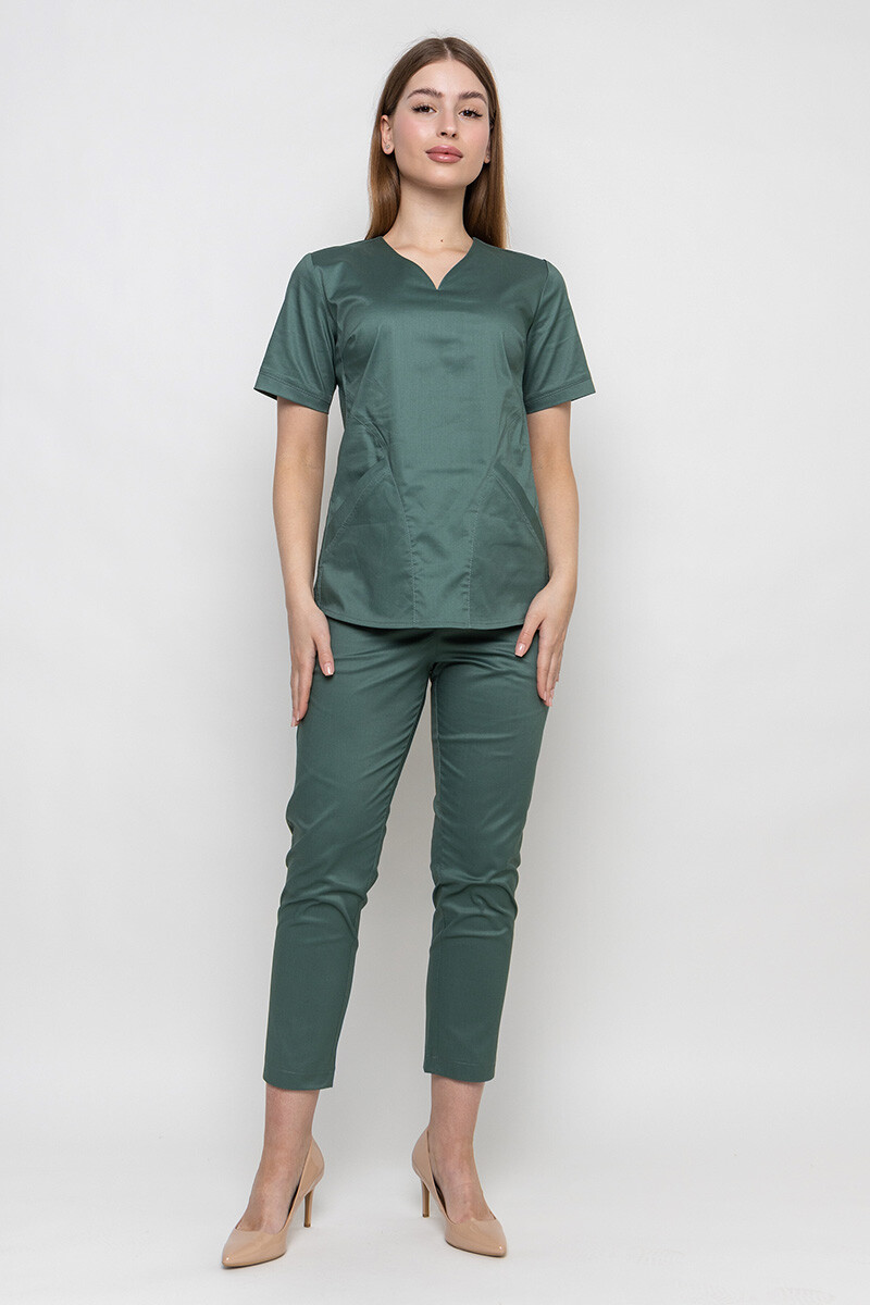 Eva stretch medical stretch suit, evening forest (5436955) фото 2
