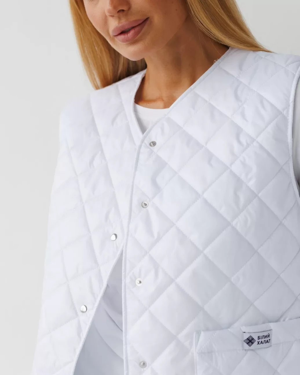 Medical insulated vest for women Oslo white 521-324-679 (6637731) фото 5