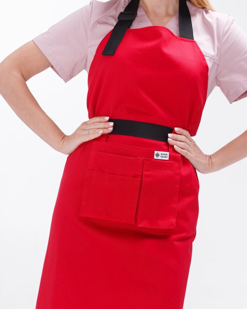 Professional water repellent apron Rimini red 173-339-909 (6613859) фото 5