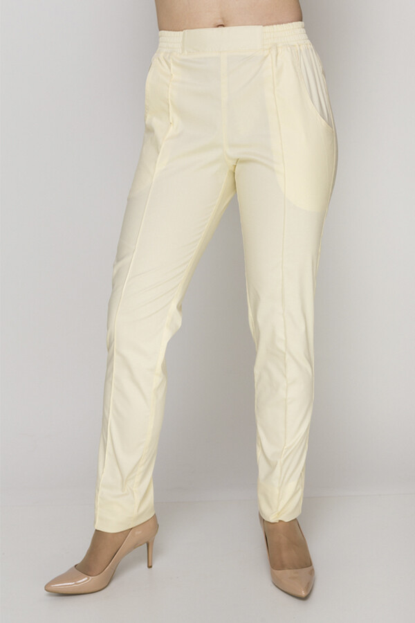 Trousers - stretch skinny women's trousers. STREET COTTON. Champagne (549967) фото 2