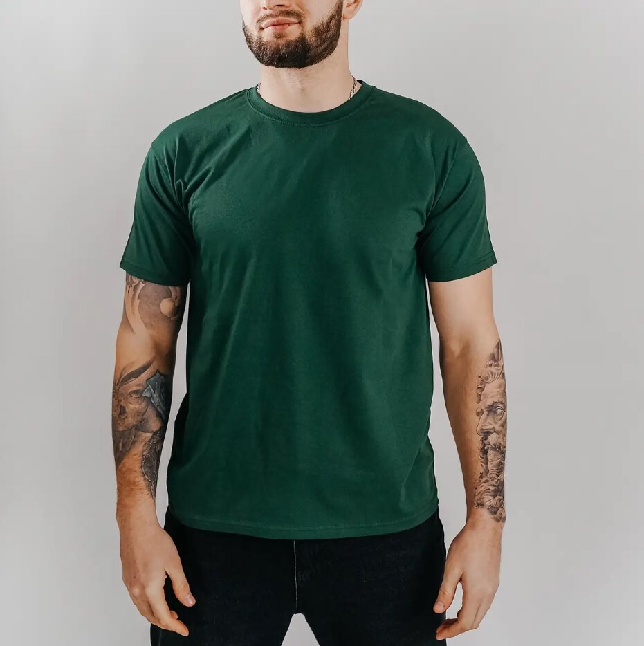 T-shirt working Fruit of the loom" green 165 g/m2 (220036) фото 4