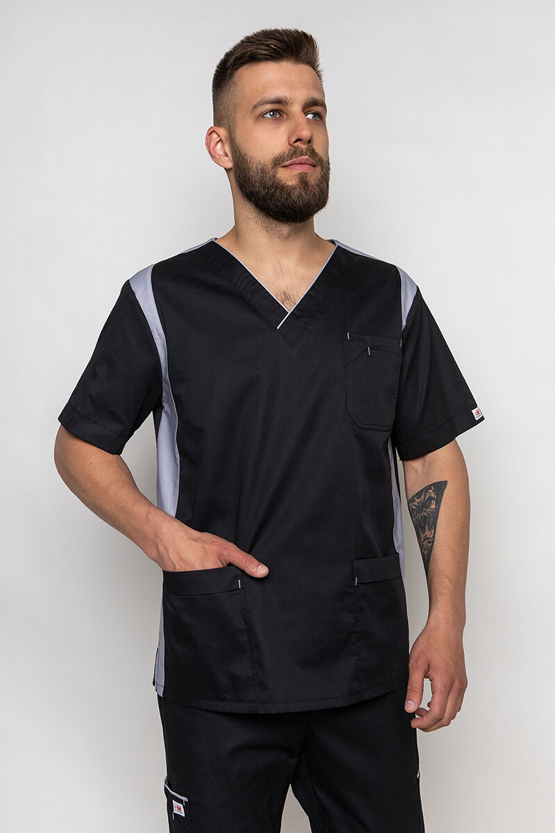 Medical jacket for men Manhattan. Black (5437041) фото 1