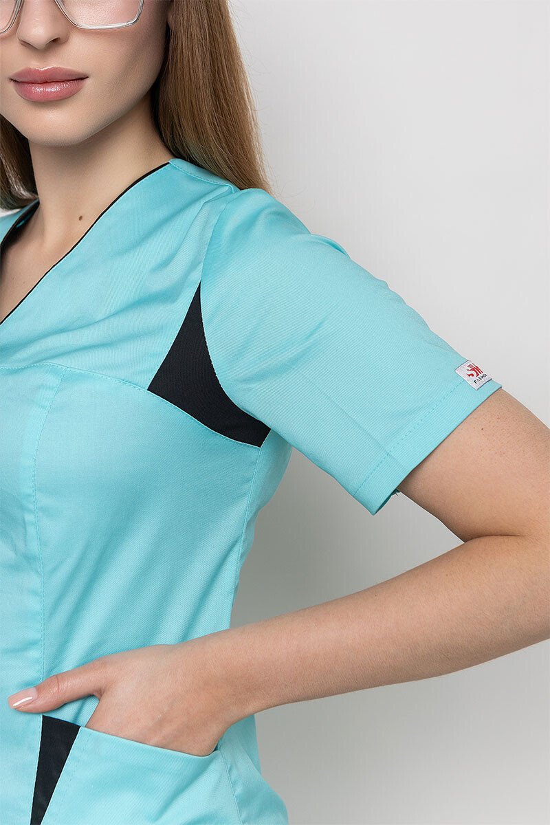 Medical suit Emily-stretch, female. Menthol (5436944) фото 9