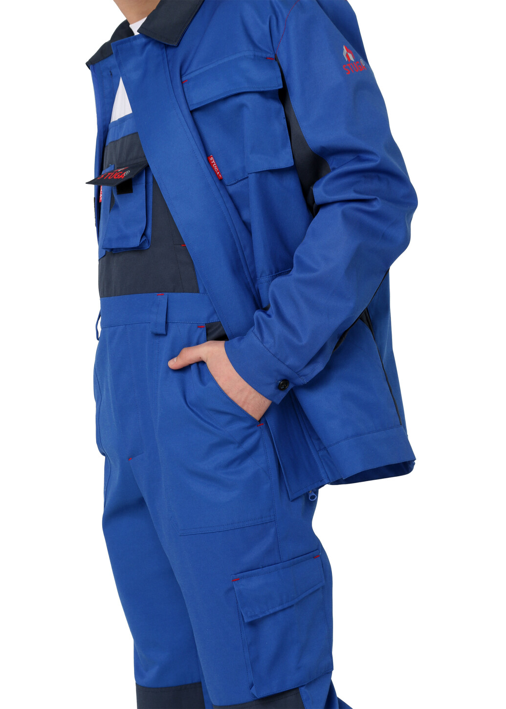 Suit worker "OPTIMA" electrician - semi-overalls and jacket (1241) фото 8