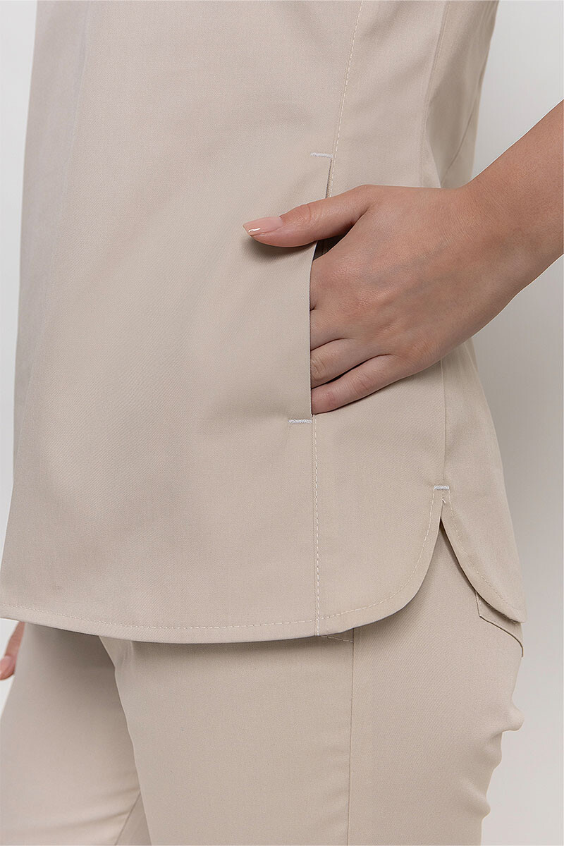 Куртка медицинскя женская Батерфляй. Крем. COTTON (5436993) фото 5