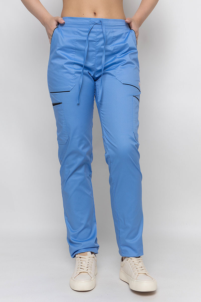 Medical Emeli-stretch trousers for women. Blue (5436962) фото 2