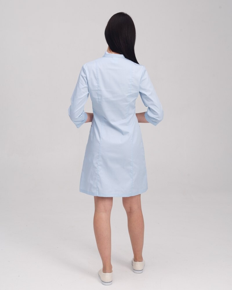 Medical gown women's Sakura azure 160-462-678 / 310-462-678 (6613598) фото 3